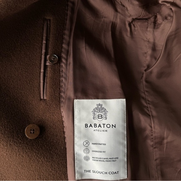 SEND OFFERS! Aritzia Babaton Slouch Mid Coat - Picture 6 of 7